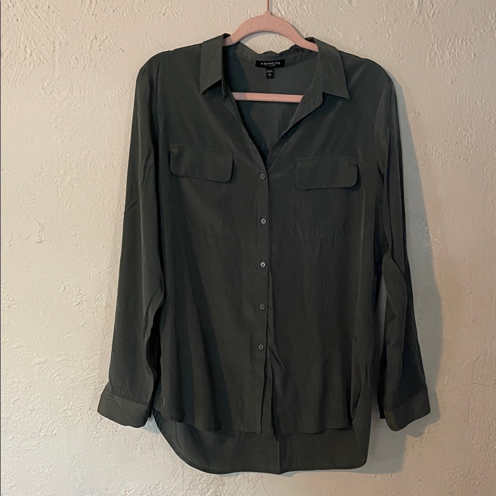 Express Forest Green City Shirt